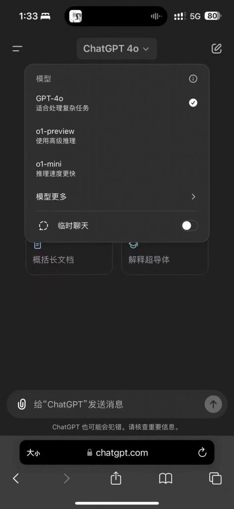 chatgpt o1 怎么用